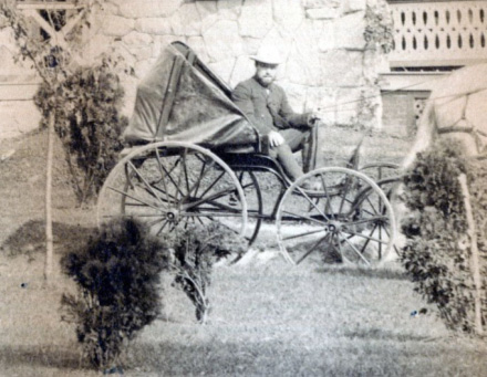 Colonel Taggart at his summer home 
