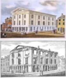 2 images of Pennsylvania Hall-Credit: (Both images) The Library Company of Philadelphia